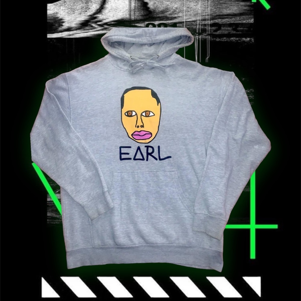 OG OFWGKTA EARL Hoodie Sweatshirt (Heather Grey)